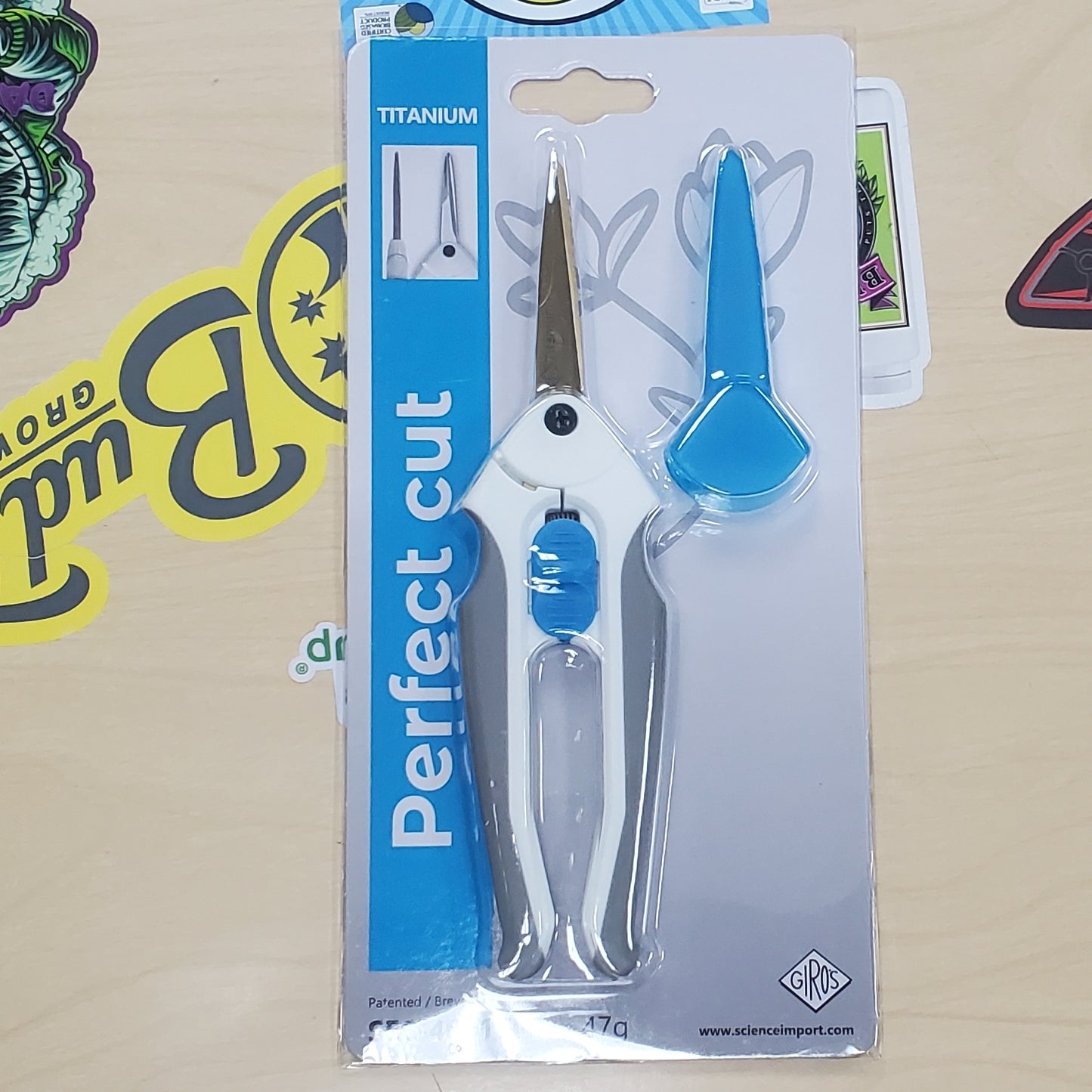 Precision Gardening Premium Titanium Straight Blade Garden Pruner- Heavy-Duty Shears