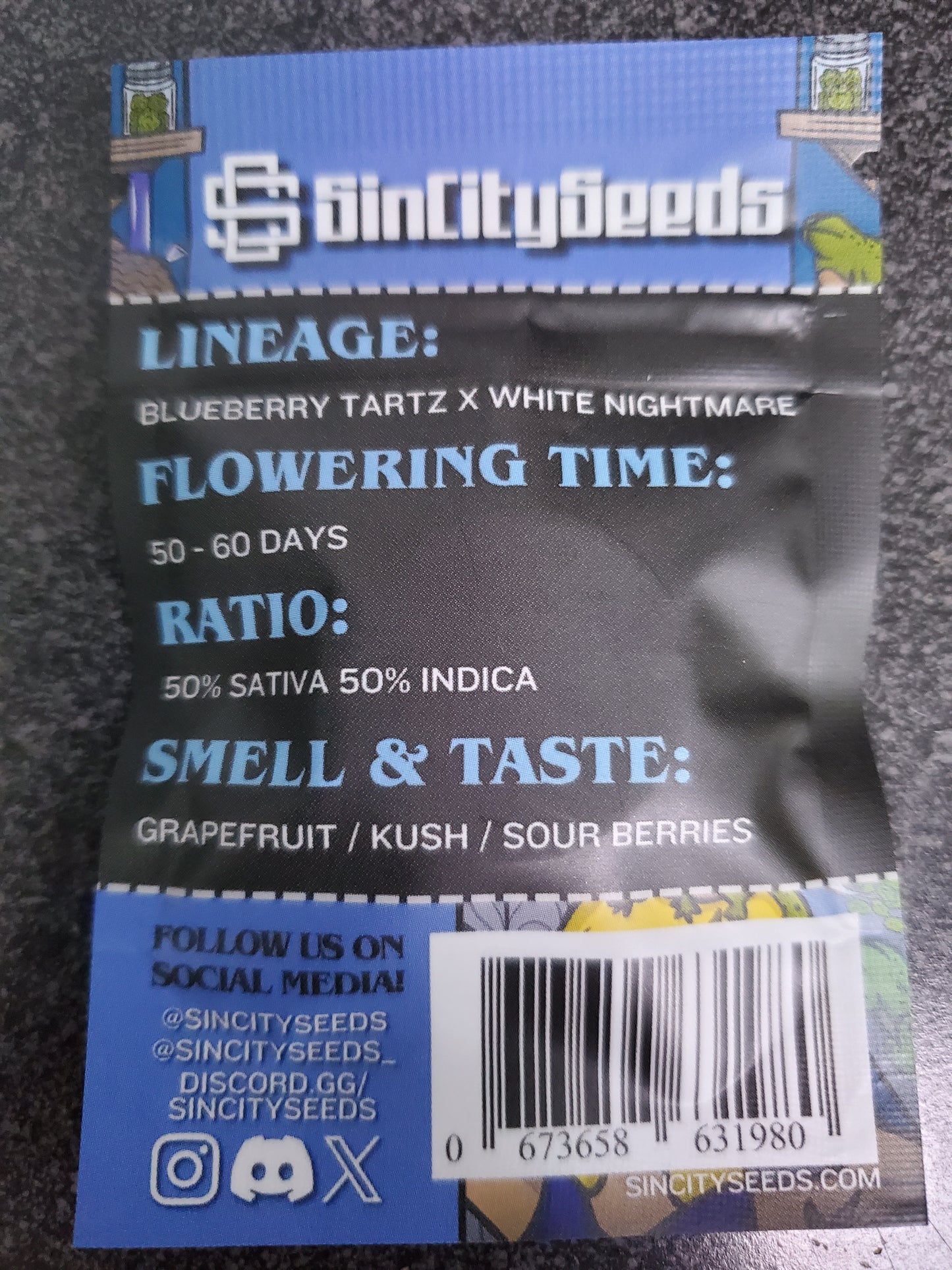 SinCitySeeds - Blueberry Squirt - half pack(3fem)