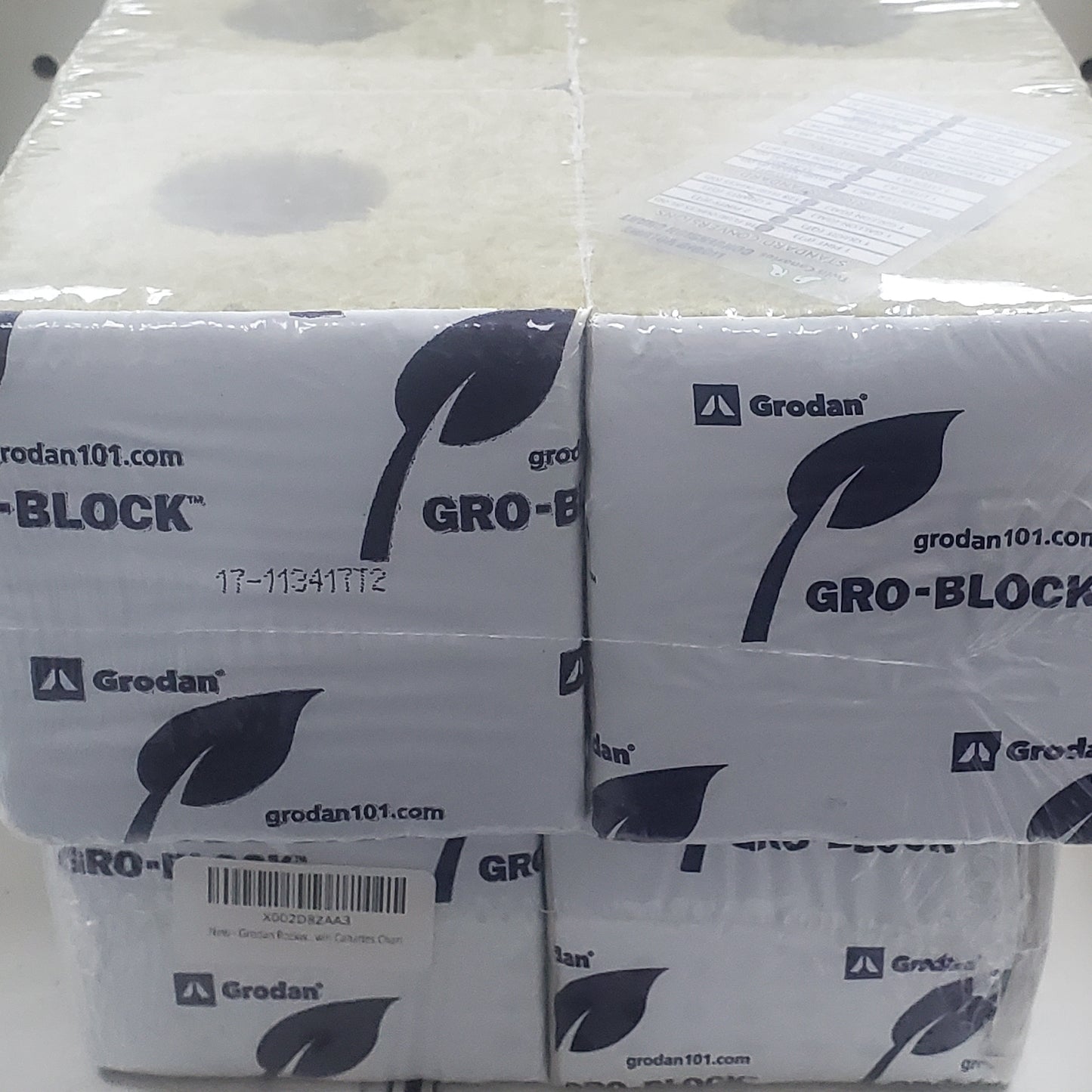 GroDan 4x4 rockwool cubes 6pack