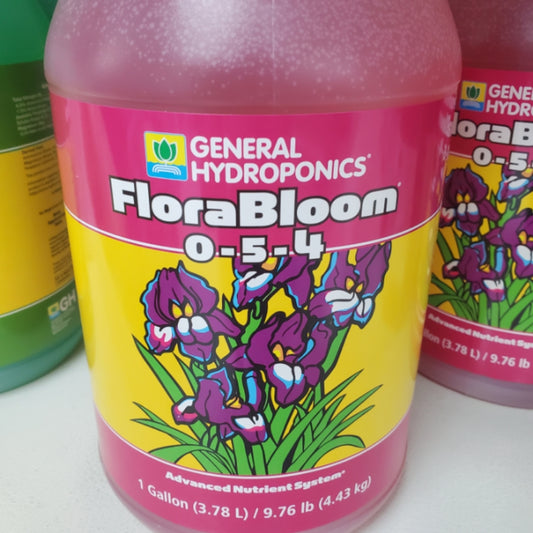 General Hydroponics Florabloom Plant Food, 0-5-4 1gallon