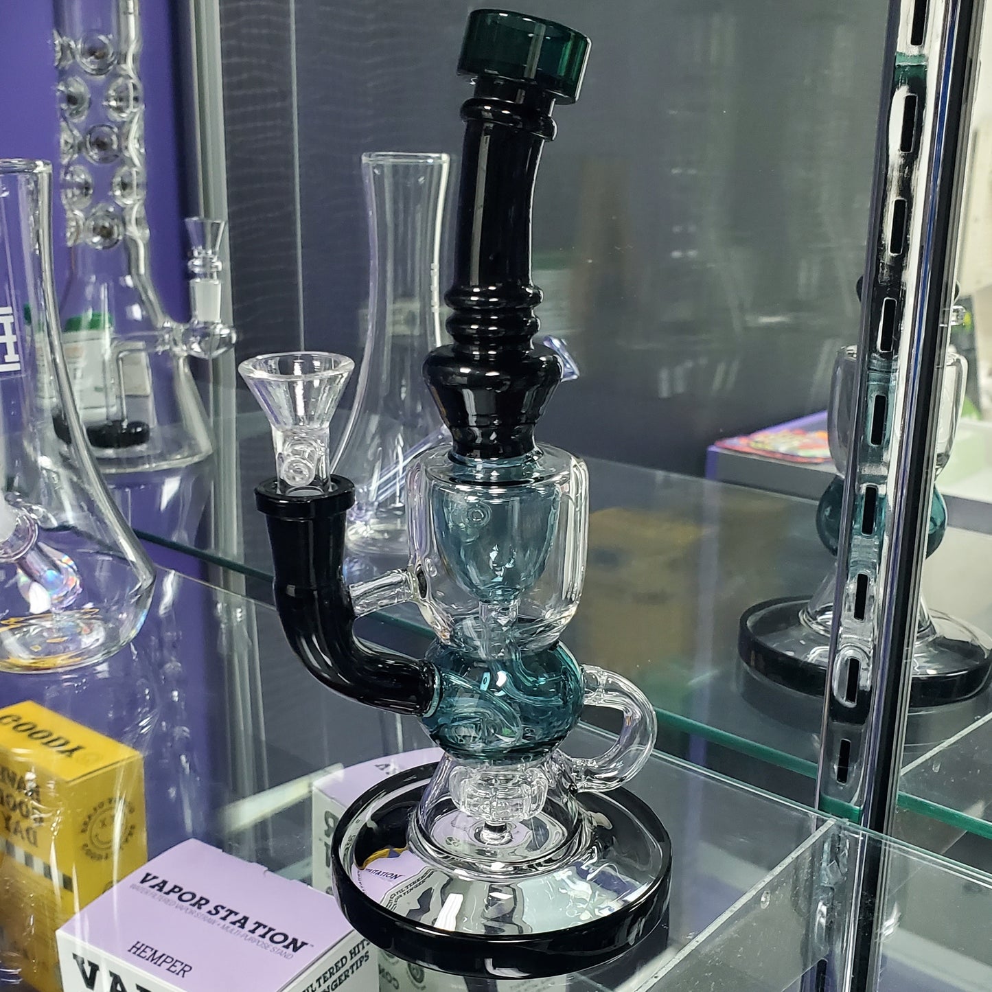 8" Recycler - Teal