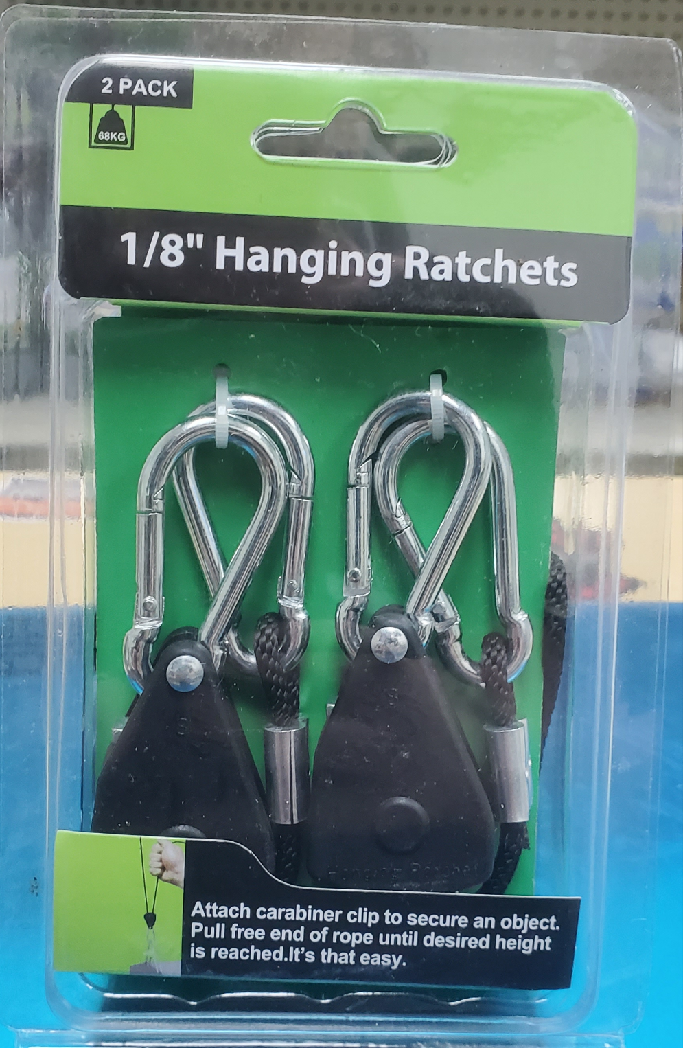 1/8in Rope Hanging ratchets (2pcs/Pack)