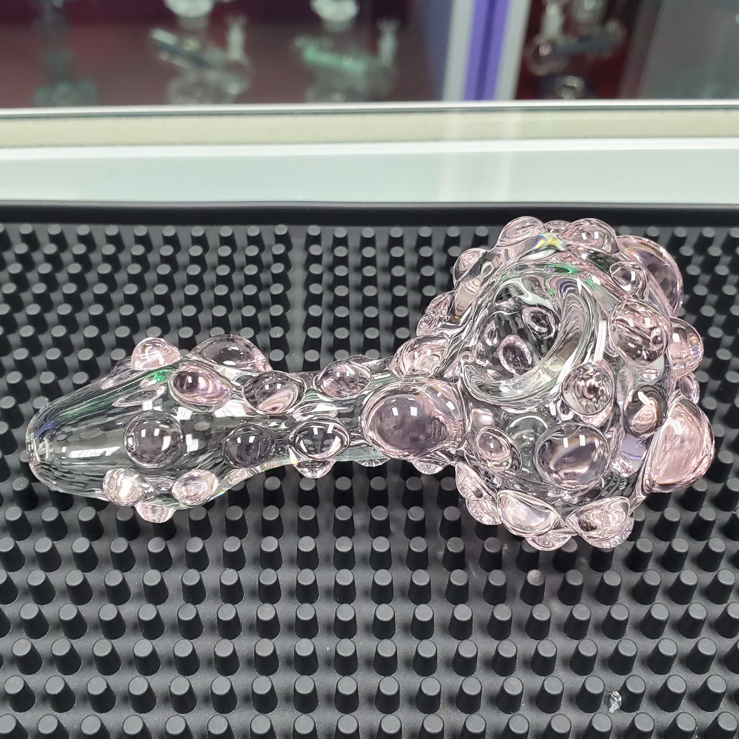 Hand Blown Spoon 4.6" - Pink