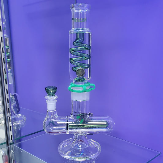 Phoenix Star Freezable Coil with Inline perc - 14" - Green