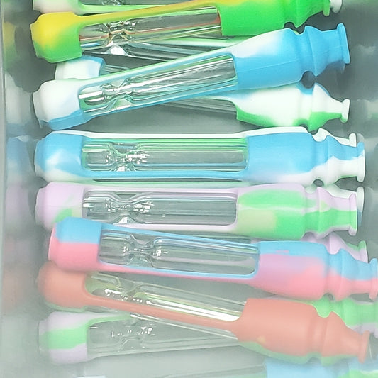 Silicone covered Glass (Assorted colors)