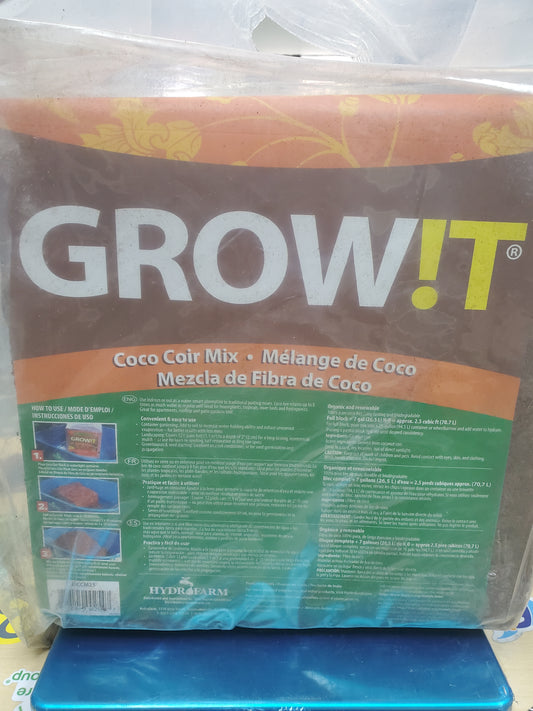 GROW!T Coco Coir Mix, Block