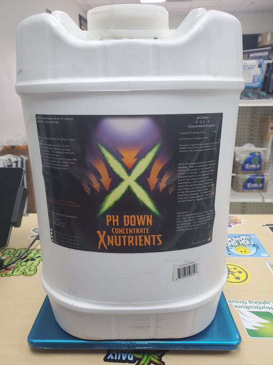 X Nutrients pH Down 5 Gal. Concentrate