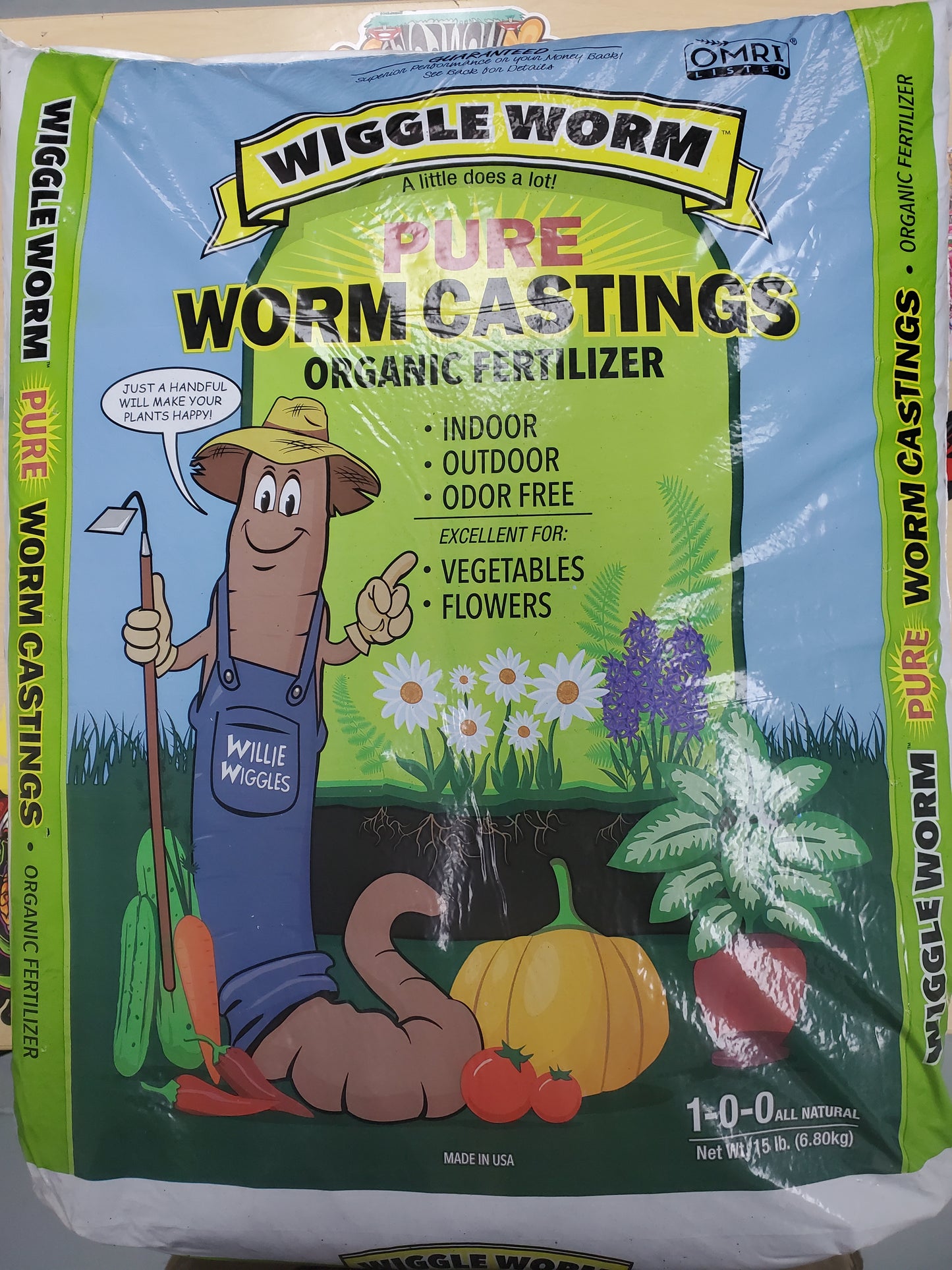 Wiggle Worm Pure Worm Castings, 15 lbs