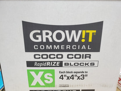 GROW!T Commercial Coco, RapidRIZE Block 4"x4"x3"